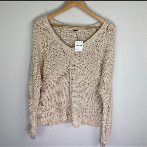 Free People Moonbeam V-Neck sweater - Picture 2 of 5